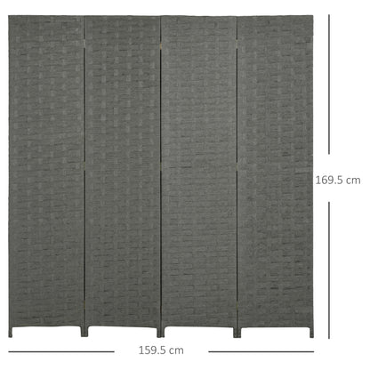 Homcom 4-Panel Room Dividers