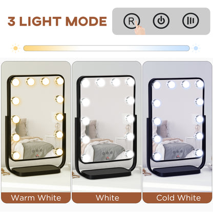 Homcom Hollywood Makeup Mirror with LED Lights