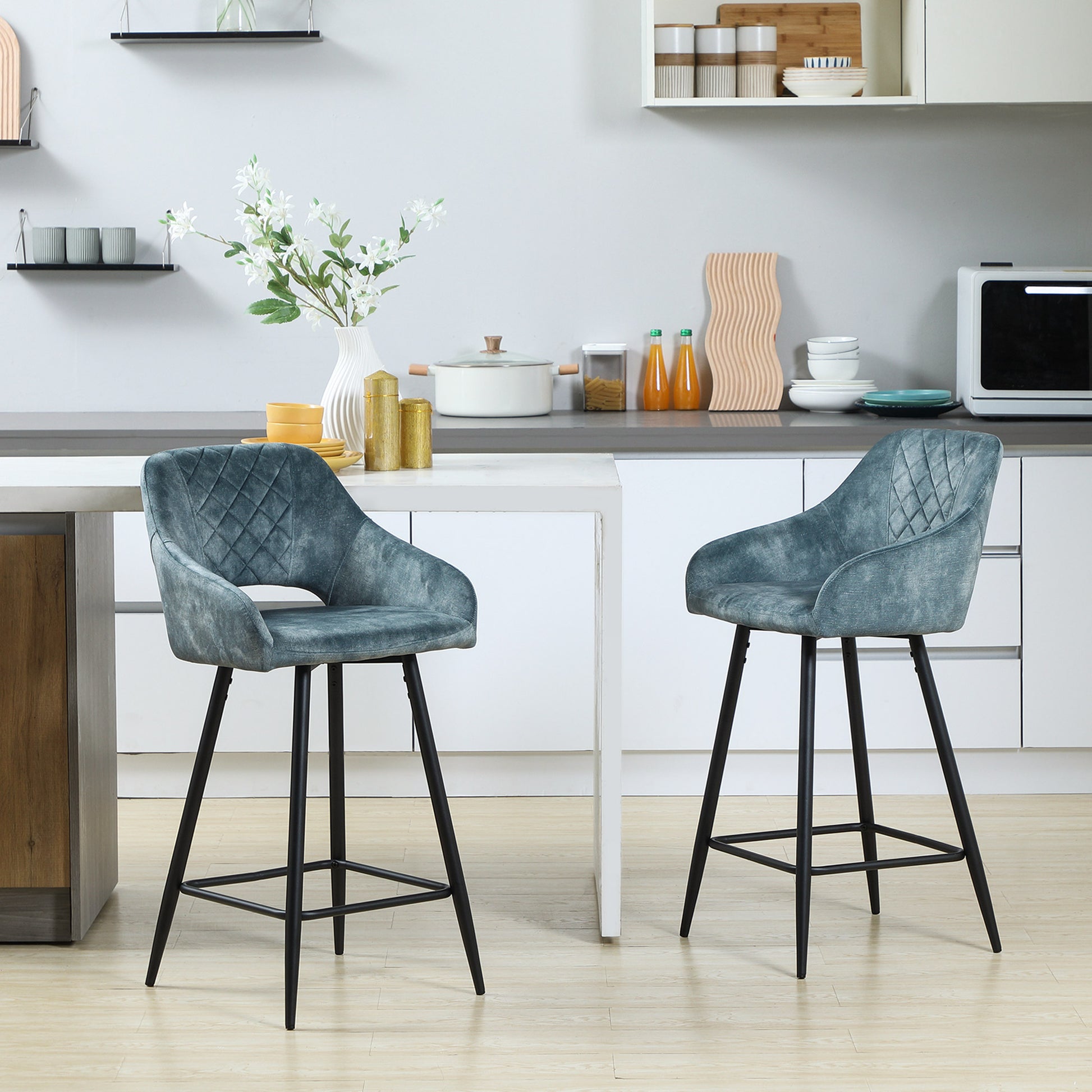 Homcom Bar Stools Set of 2