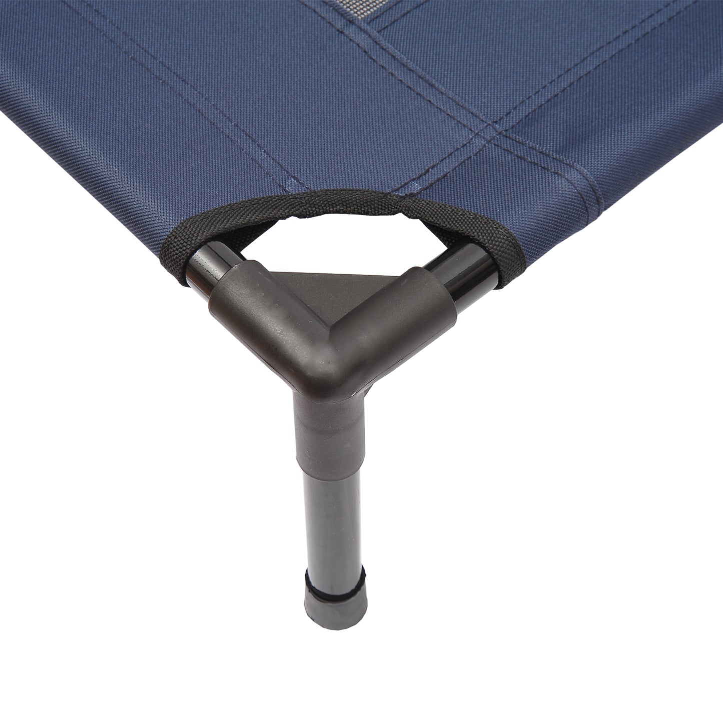 PawHut Large Dogs Elevated Oxford Cloth Bed for Camping Outdoors Blue