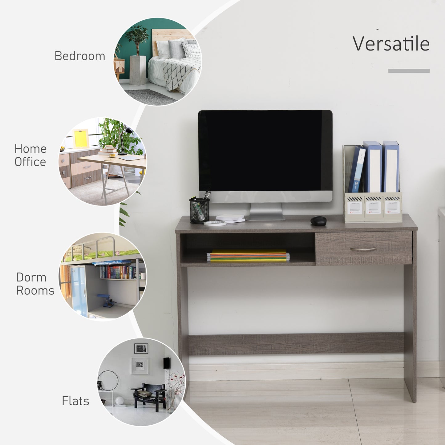 Homcom Compact Computer Desk