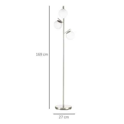 Homcom 3-Light Tree Floor Lamps for Living Room