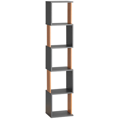 Homcom Modern 5-Tier Bookshelf