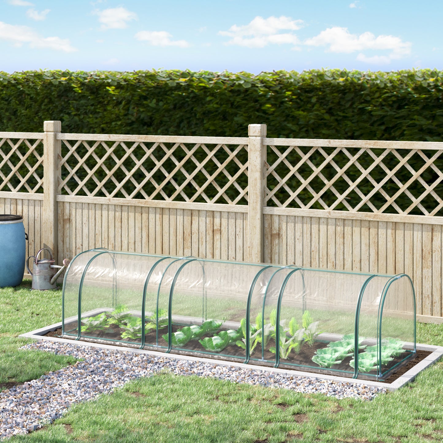 Outsunny Portable Steel Frame Mini Greenhouse