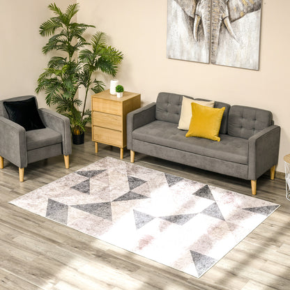 Homcom Modern Grey Rug