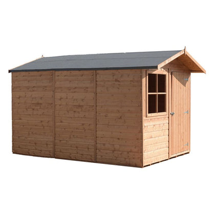 Shire Barraca 7' x 10' 11" Apex Shed - Premium Dip Treated Shiplap