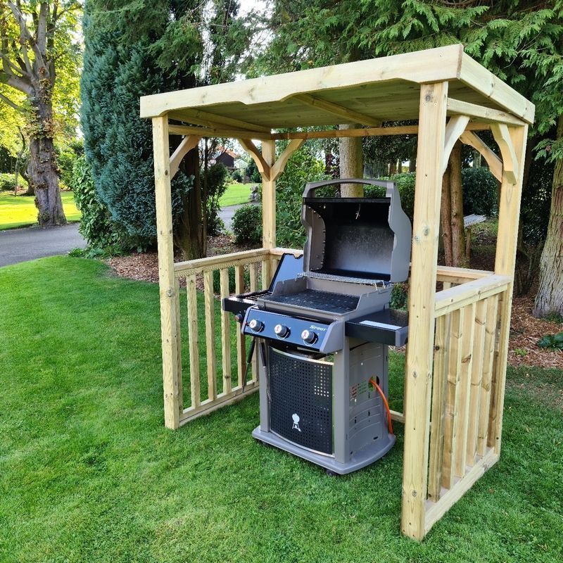 Emily Garden BBQ Shelter by Croft Natural Neutral