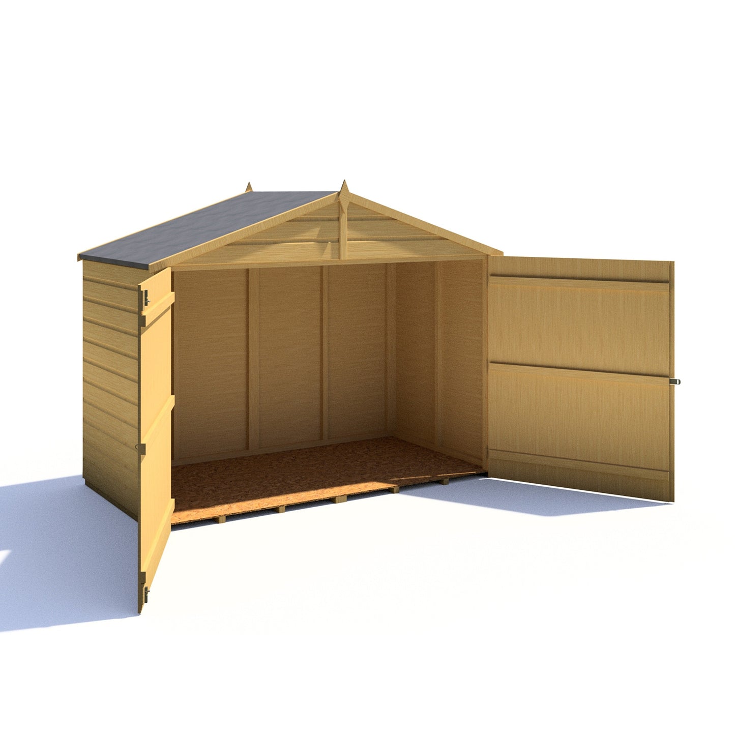 Shire Securstore 6' 11" x 3' 4" Apex Shed - Budget Dip Treated Shiplap