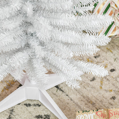 5ft Christmas Tree Artificial - White Slim  294 Tips