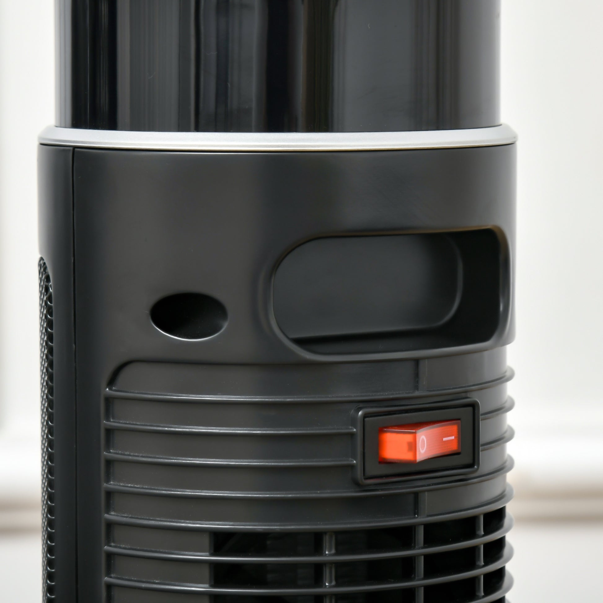 Homcom Ceramic Tower Indoor Space Heater w/ 42° Oscillation Remote Control Timer