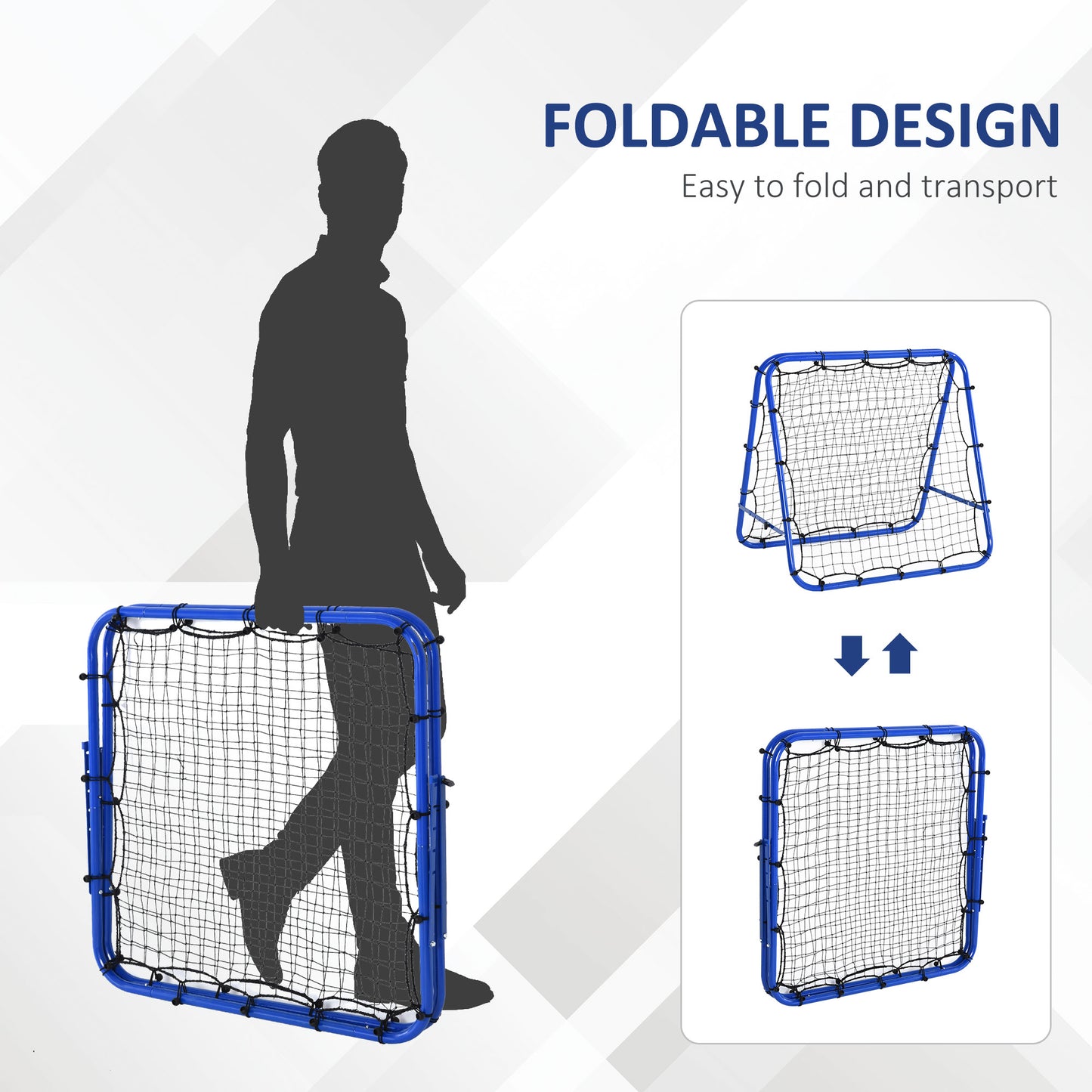 Homcom Football Rebounder Net