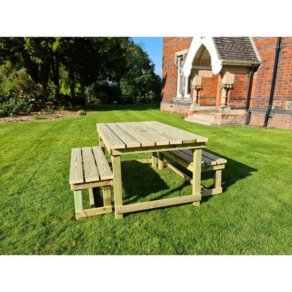 Butchers Garden Picnic Table by Croft - 6 Seats