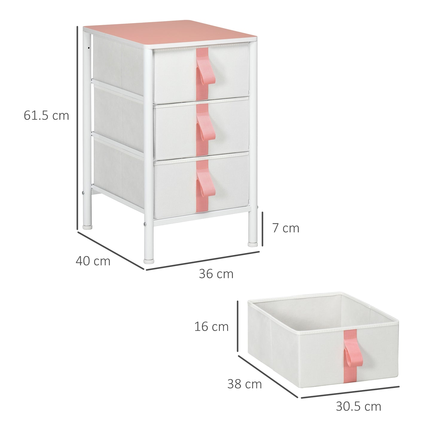 Homcom Chest of Drawers