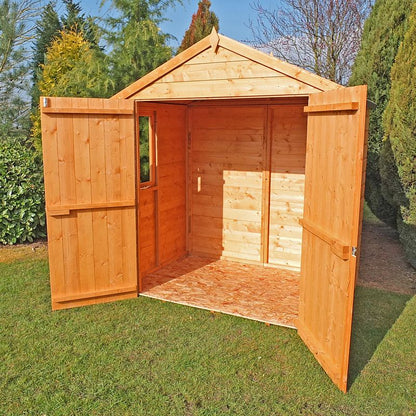 Shire Bute 6' x 4' 1" Apex Shed - Premium Dip Treated Shiplap