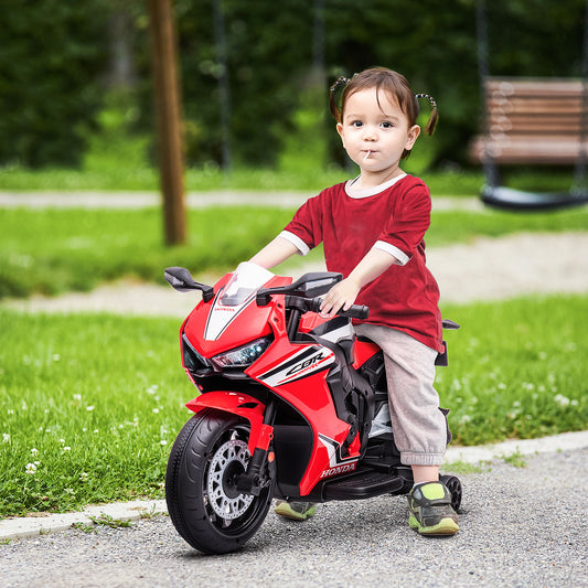 Homcom Electric Ride On Motorcycle with Headlights Music