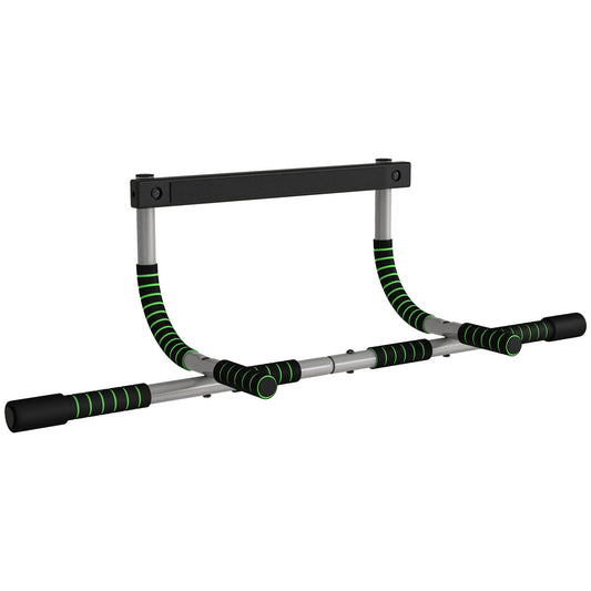 Pull-Up Bar for Doorway, Home Fitness Door Horizontal Bar Push up Bar for Indoor Gym Upper Body Workout, Green-0