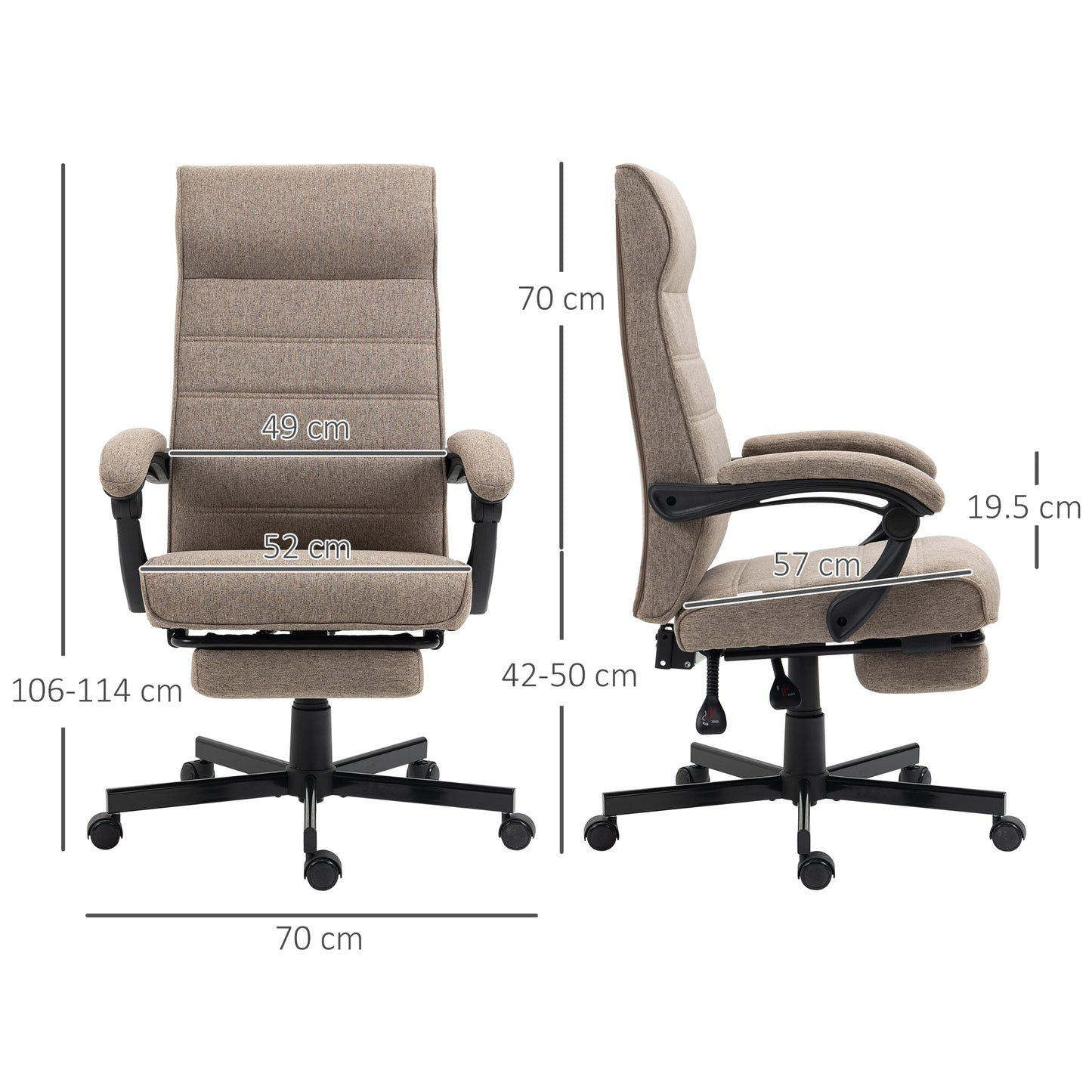 Vinsetto High-Back Home Office Chair