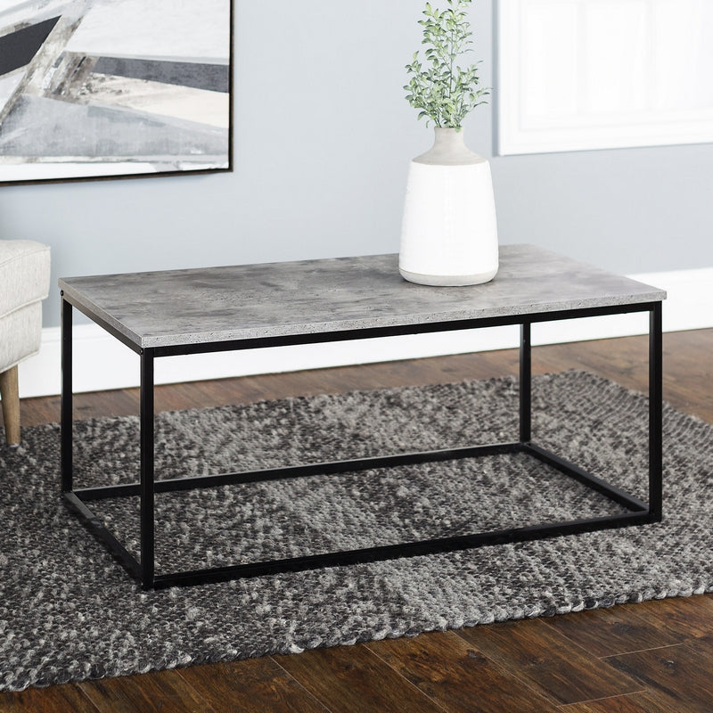 Industrial Coffee Table Black And Grey