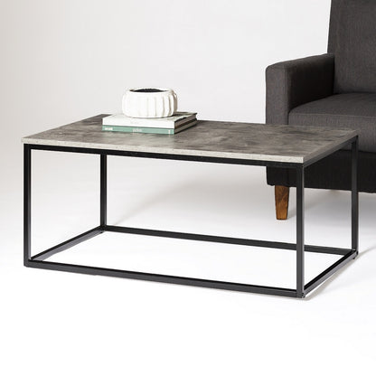 Industrial Coffee Table Black And Grey