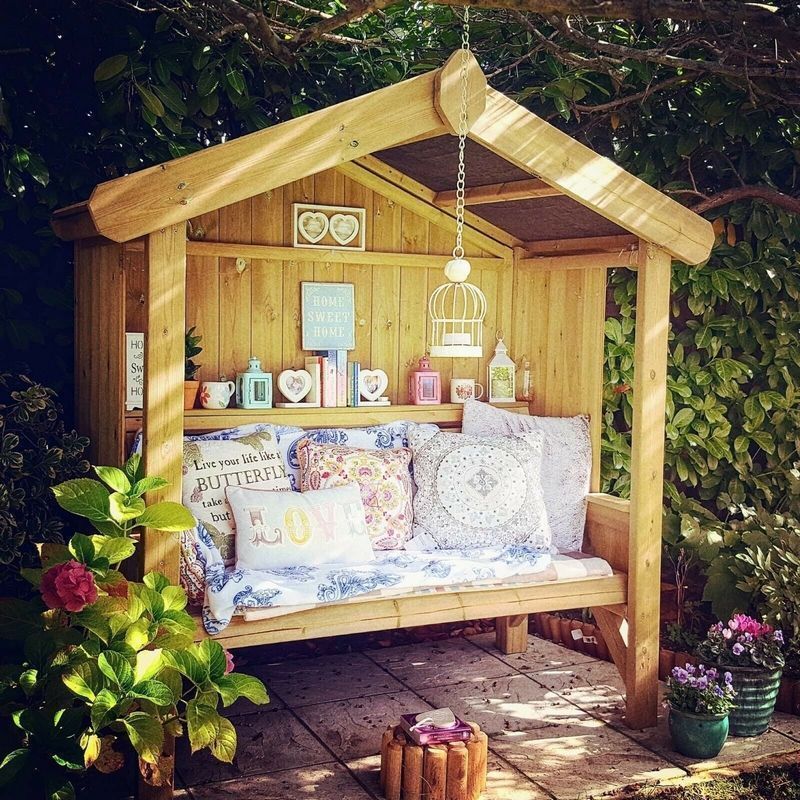 Cottage Garden Arbour by Croft - 3 Seat