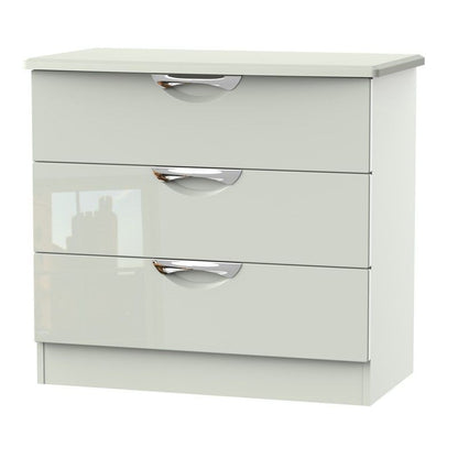 Weybourne Chest of Drawers Off-white 3 Drawers