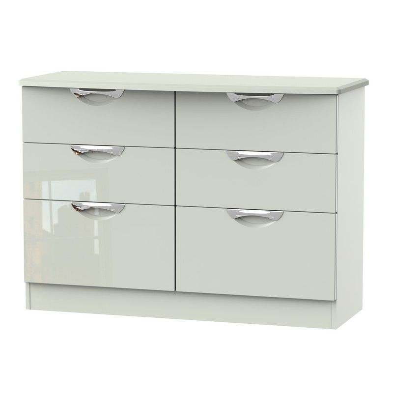 Weybourne Large Chest of Drawers Off-white 6 Drawers