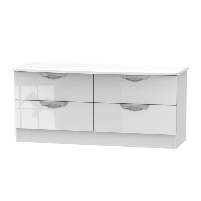 Weybourne Large Chest of Drawers White 4 Drawers