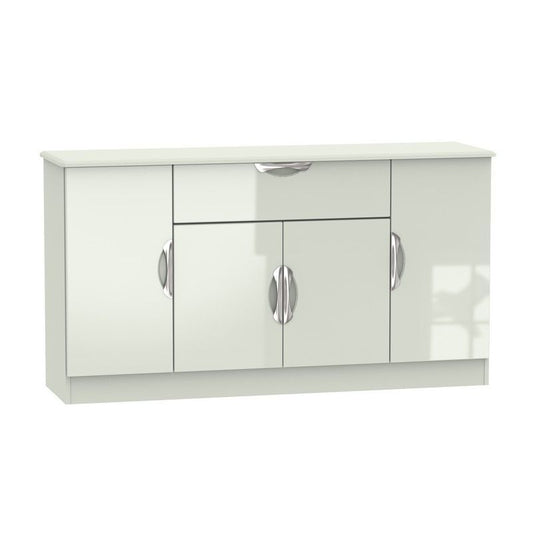 Weybourne Large Sideboard White 4 Doors 1 Drawer