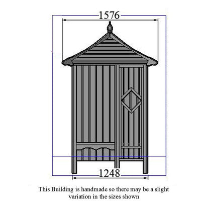 Shire Classic Corner Garden Arbour 4' x 4'