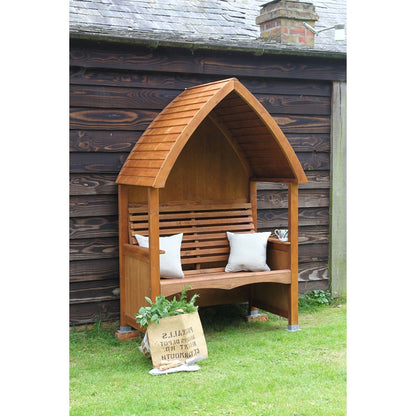 AFK Premium Cottage Arbour Beech Stain 2 Seat