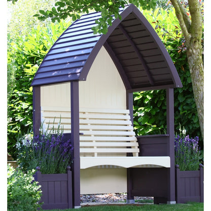 AFK Premium Cottage Arbour Lavender & Cream 2 Seat