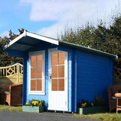 Shire Crinan 9' x 9' Apex Log Cabin - Budget 19mm Cladding Tongue & Groove