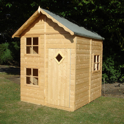 Shire Croft 5' 2" x 6' 5" Apex Children's Playhouse - Premium Dip Treated Shiplap