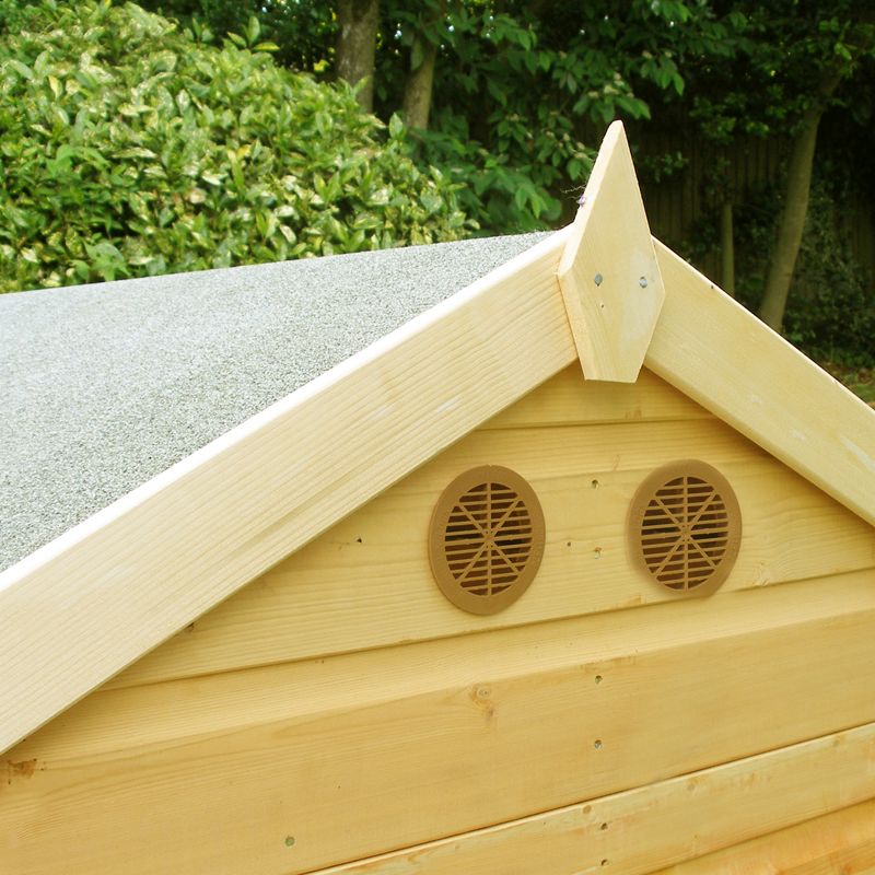 Shire Croft 5' 2" x 6' 5" Apex Children's Playhouse - Premium Dip Treated Shiplap