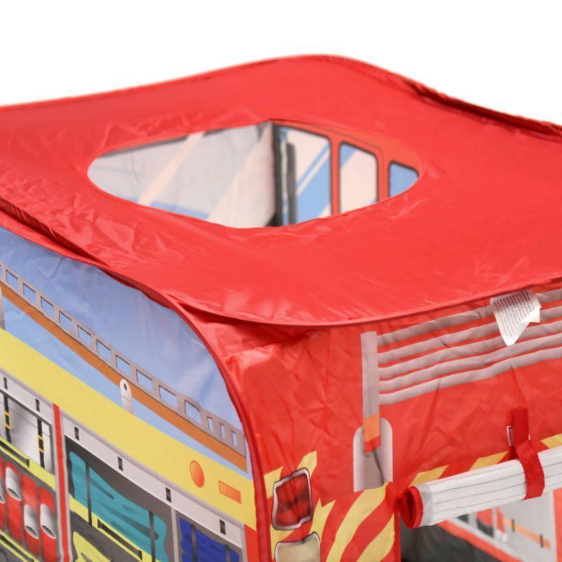 Wensum Fire Engine Play Tent Indoor Outdoor Polyester Pop Up