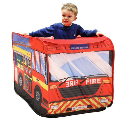 Wensum Fire Engine Play Tent Indoor Outdoor Polyester Pop Up