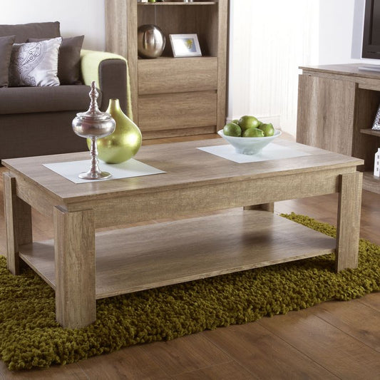 Canyon Coffee Table Natural 1 Shelf