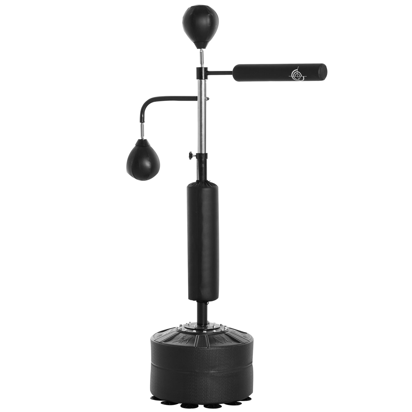 Homcom 3-in-1 Freestanding Boxing Punching Bag Stand with 2 Speed Balls