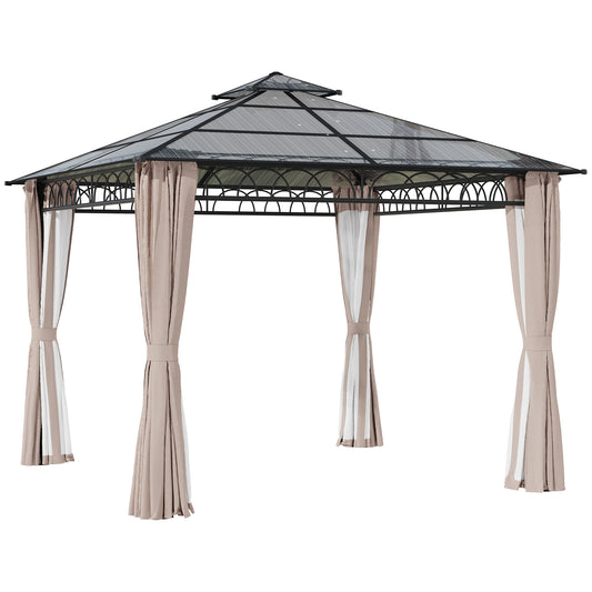 Outsunny 3 x 3 (m) Outdoor Polycarbonate Gazebo