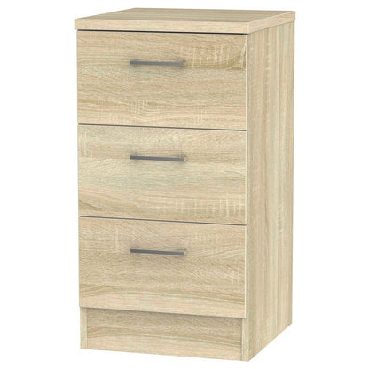 Elmsett Slim Chest of Drawers Natural 3 Drawers