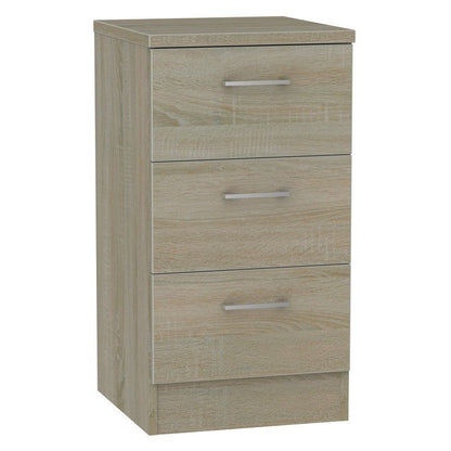 Elmsett Slim Chest of Drawers Brown 3 Drawers