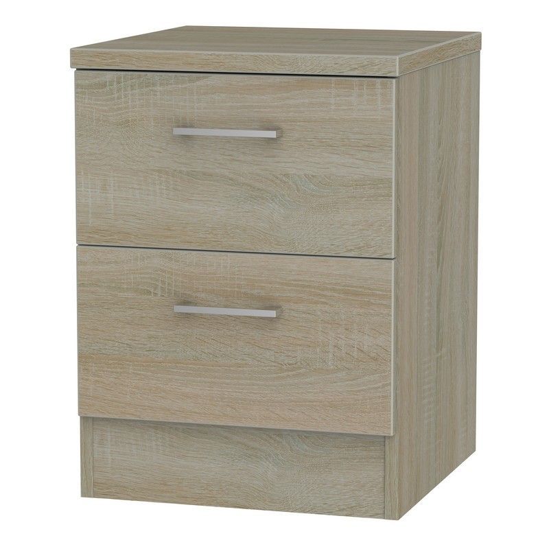 Elmsett Slim Chest of Drawers Brown 2 Drawers