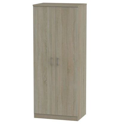 Elmsett Tall Wardrobe Brown 2 Doors