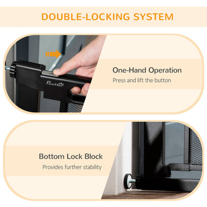 PawHut Pressure Fit Safety Gate for Doors and Stairs