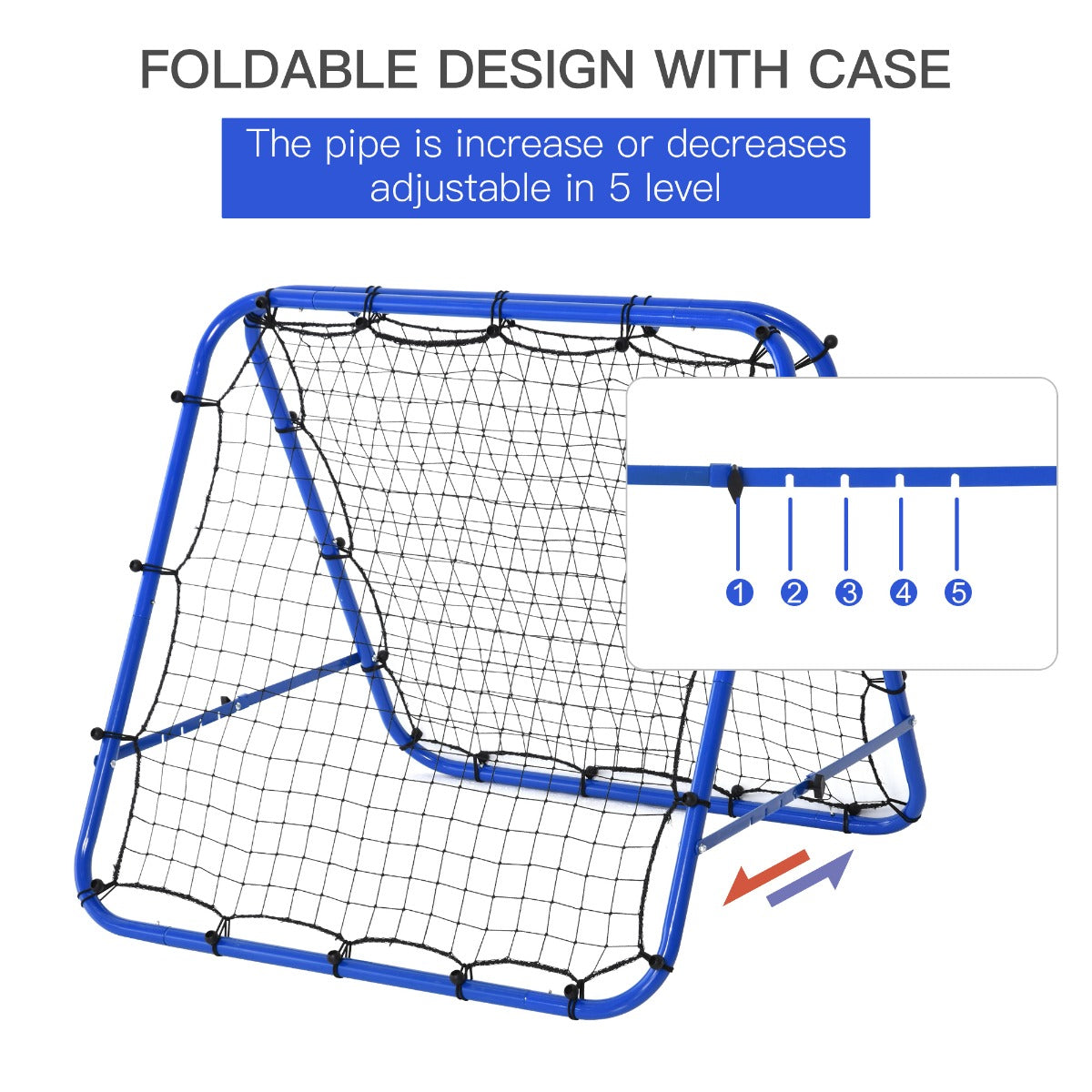 Homcom Football Rebounder Net