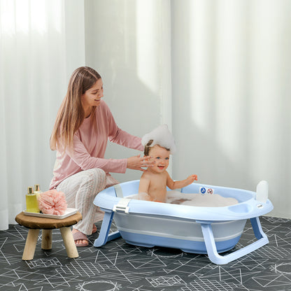 Baby Bathtub With Non-slip Support Legs Blue by Zonekiz