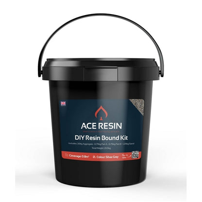 DIY Resin Bound Kit Silver Grey