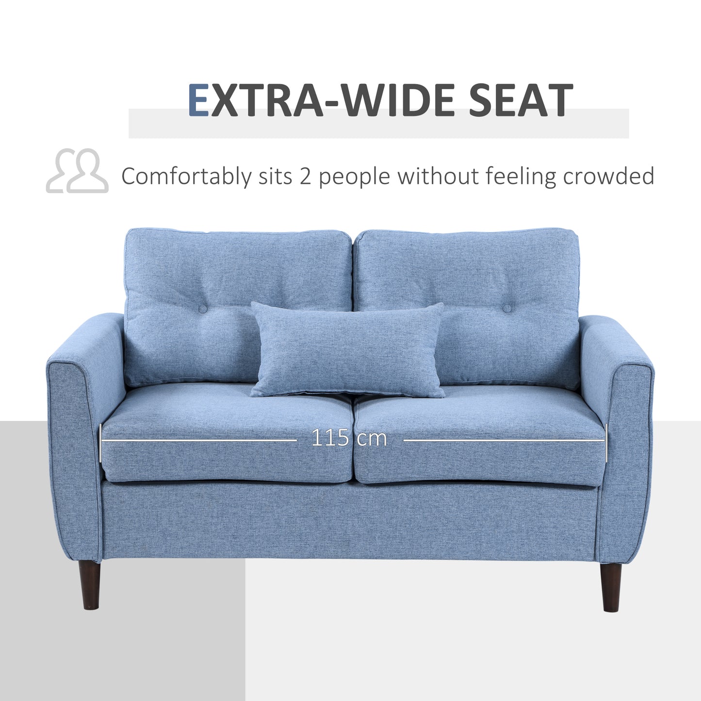 Homcom Two-Seater Sofa