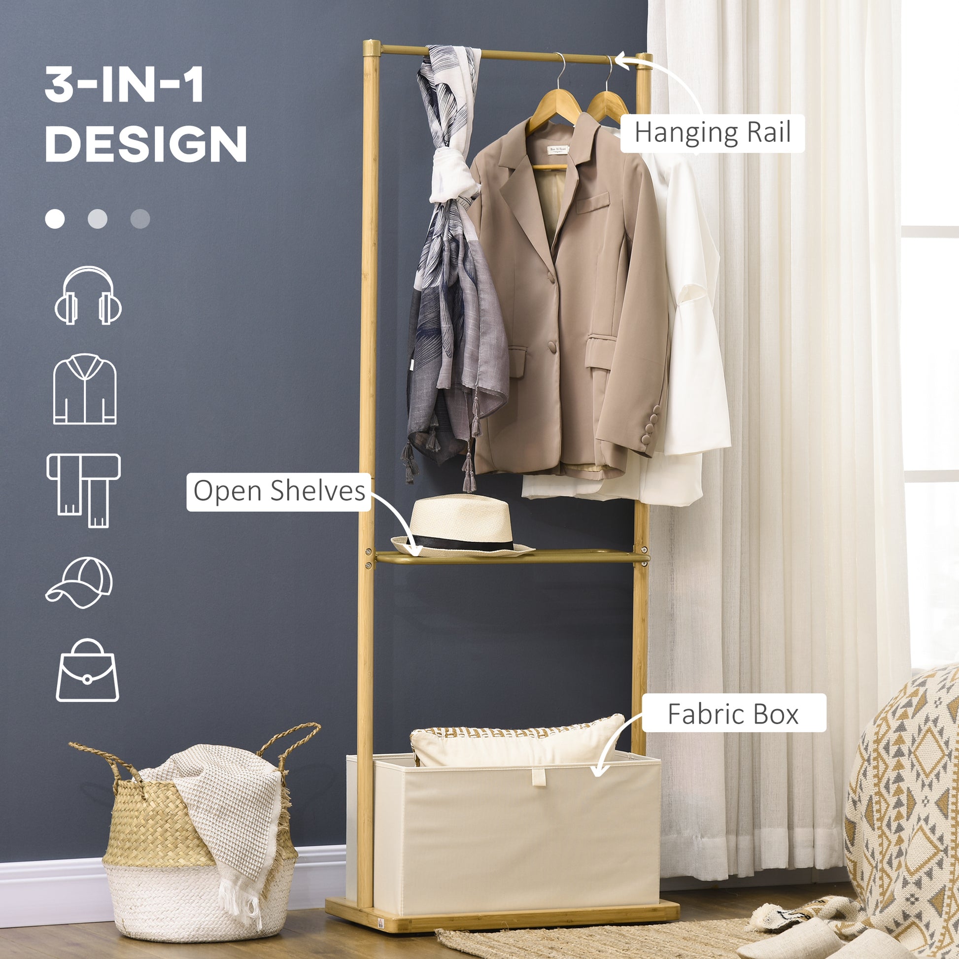 Homcom Clothes Rail