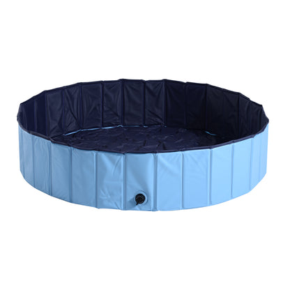 PawHut ?140 x 30H cm Pet Swimming Pool-Blue